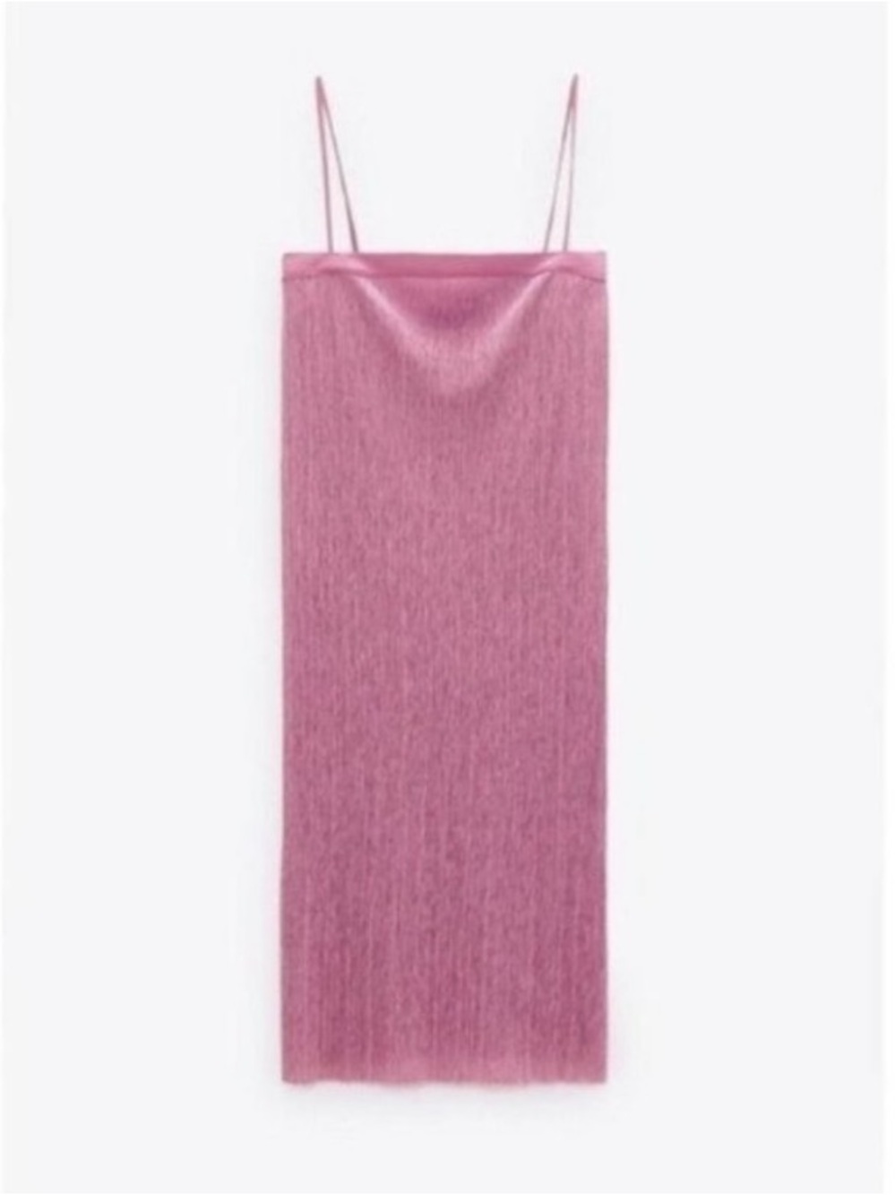 ZARA Pleated Tunic Top w/ Side Slits in Pink - S - Picture 6 of 16